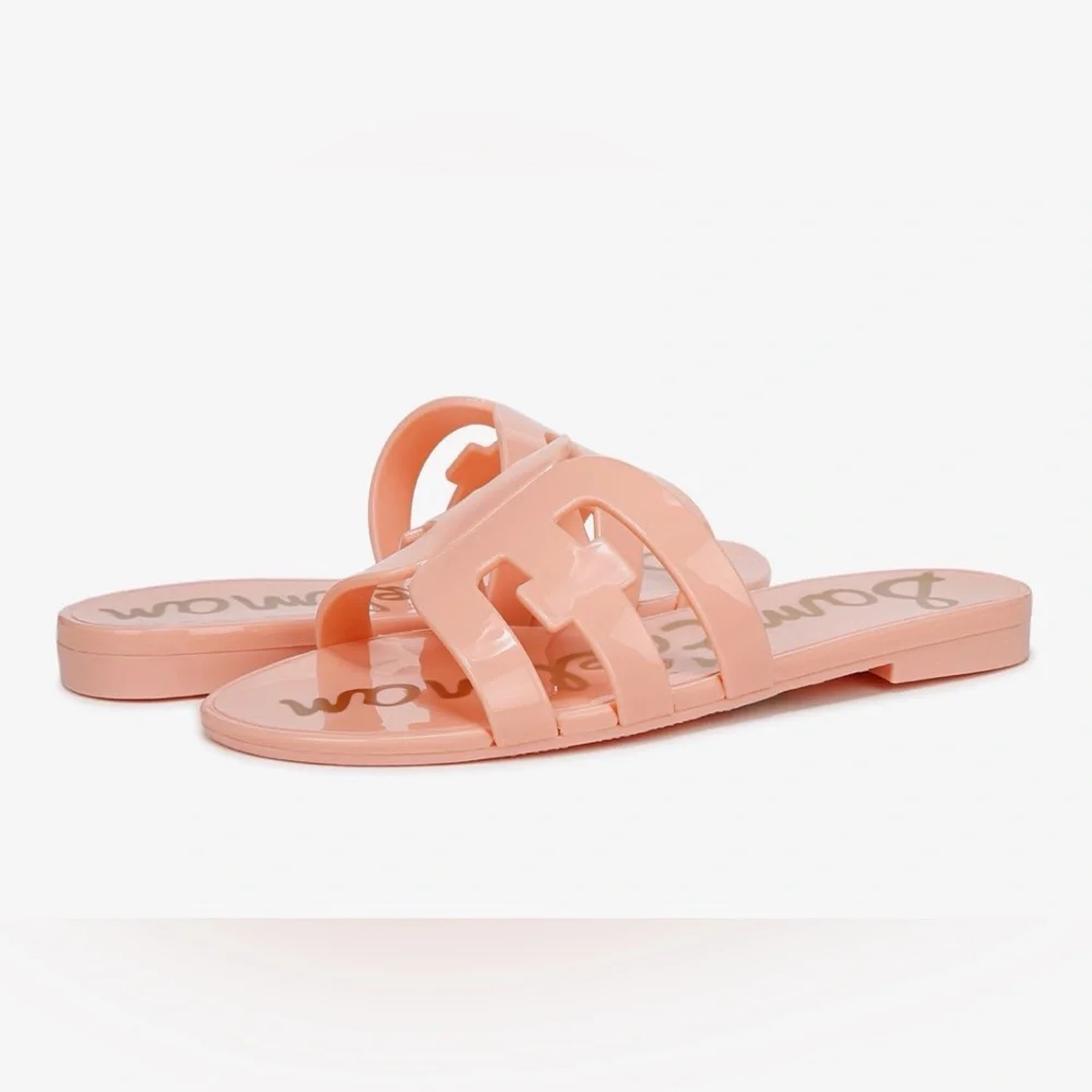 Sam Edelman Pink Jelly Slide Sandals